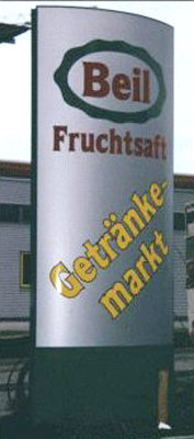 Werbepylon Beil